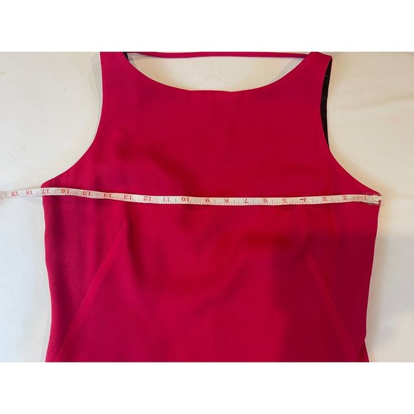 CDC Womens Sheath Mini Dress Strappy Back Boat Neck Sleeveless Pink Size 8 - Picture 5 of 7